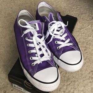 Original Chuck Taylors in purple